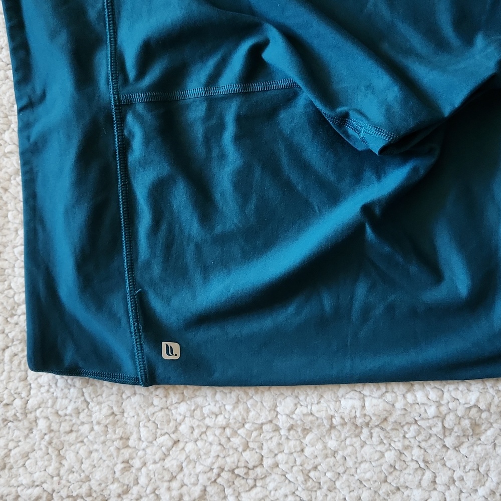 Fabletics Teal leggings full length activewear Women Sz M workout gym yoga - Picture 3 of 8